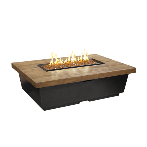 Reclaimed Wood Contempo Rectangle Firetable