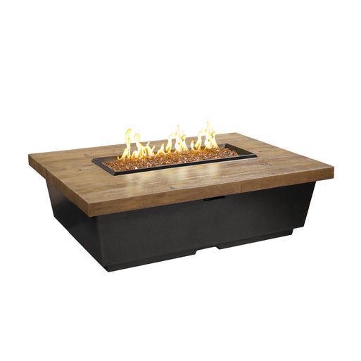 Reclaimed Wood Contempo Rectangle Firetable